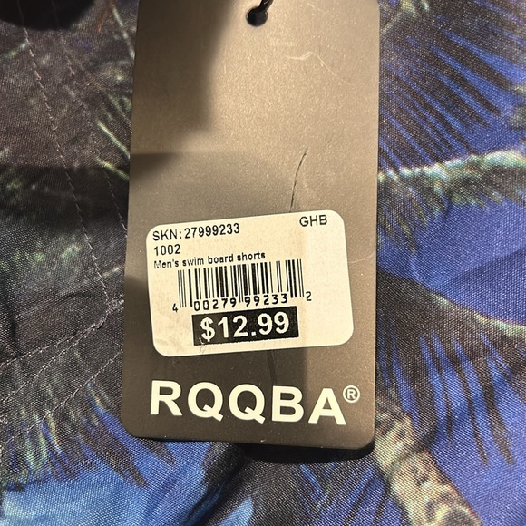 RQQBA Board Shorts size 34 NWT - Picture 4 of 4